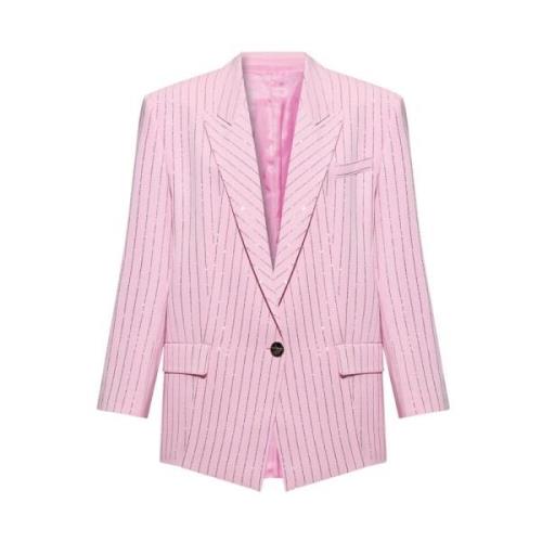 ‘Glen’ blazer met kristallen The Attico , Pink , Dames