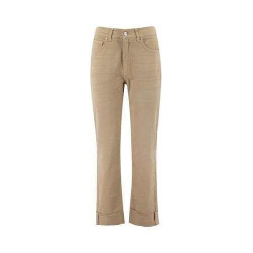 Straight Jeans Panicale , Beige , Dames