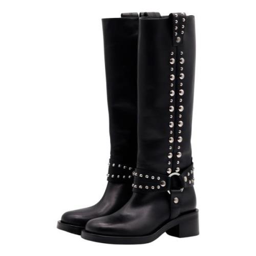 Over-knee Boots Strategia , Black , Dames