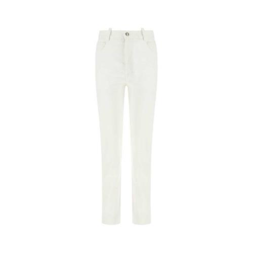 Witte denim lou jeans Ann Demeulemeester , White , Dames