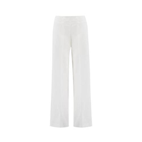 Women Clothing Trousers Snow White/off White Ss23 Ermanno Scervino , W...