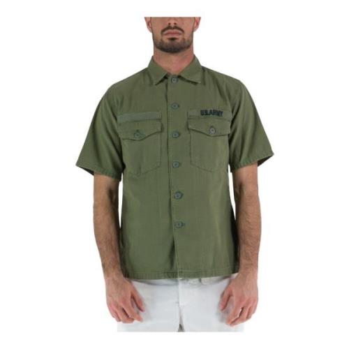 Short Sleeve Shirts Chesapeake's , Green , Heren