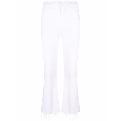 Rechte broek Mother , White , Dames