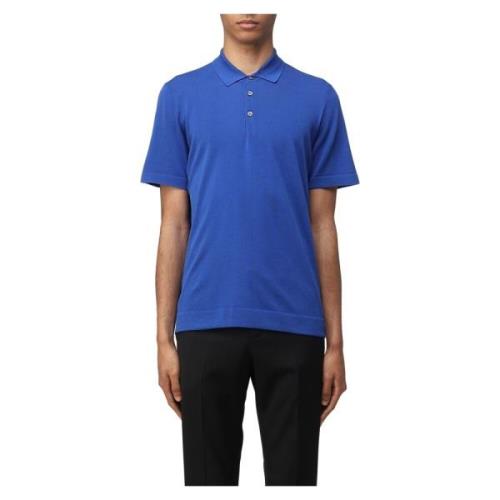 Polo Shirt Drumohr , Blue , Heren