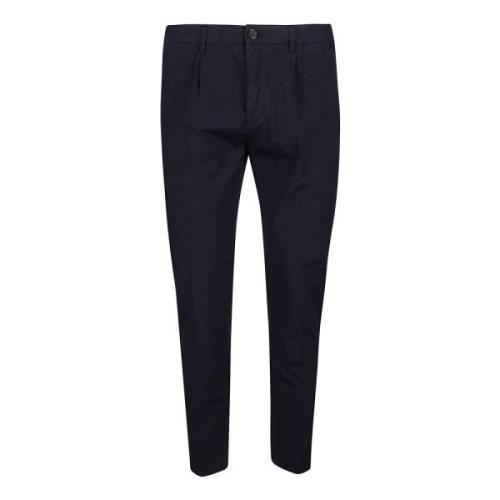 Navy Chino met Prince Pences Design Department Five , Blue , Heren