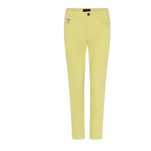 Straight Trousers C.Ro , Green , Dames