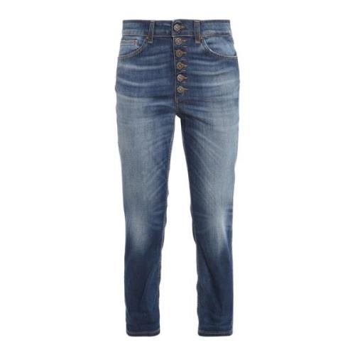Stijlvolle Slim-fit Jeans voor Vrouwen Dondup , Blue , Dames