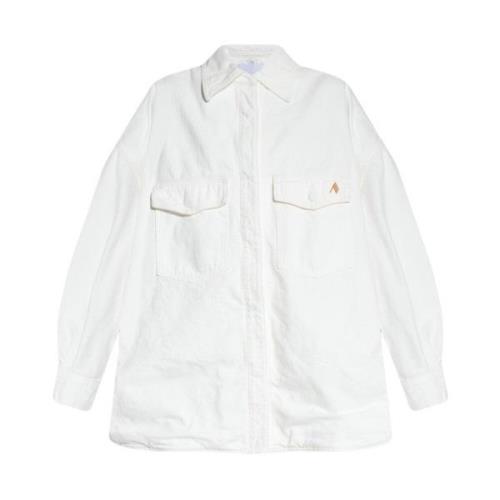 Shirt jacket The Attico , White , Dames