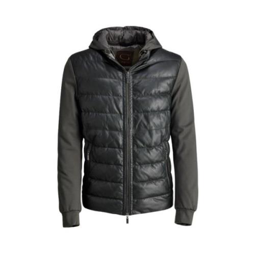 Leather Jackets Gimo's , Black , Heren