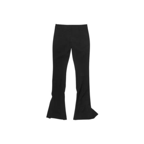 Wijde Broek in Zwart Acne Studios , Black , Dames