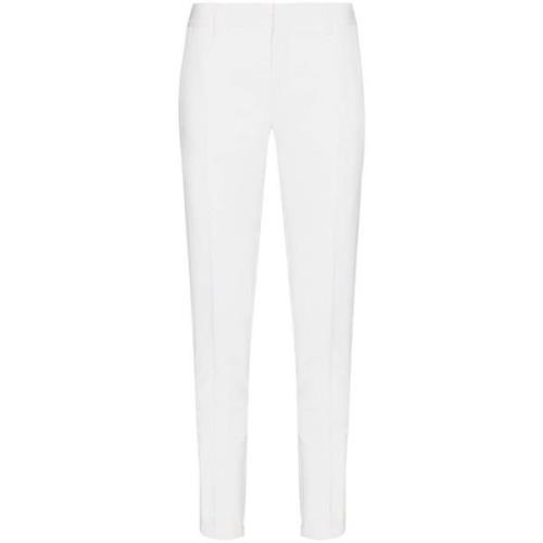 Slim-Fit Chino`s van Wolmix met Plooien en Ritsdetails Saint Laurent ,...