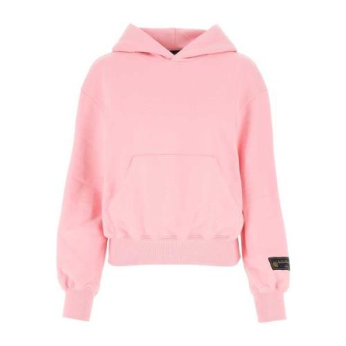 Roze katoenen sweatshirt We11Done , Pink , Dames