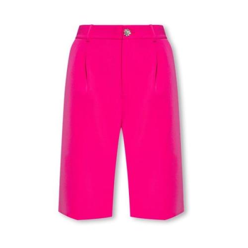 Nilda geplooide shorts Custommade , Pink , Dames