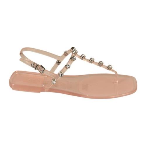 Roze platte sandalen voor de zomer Sergio Rossi , Pink , Dames