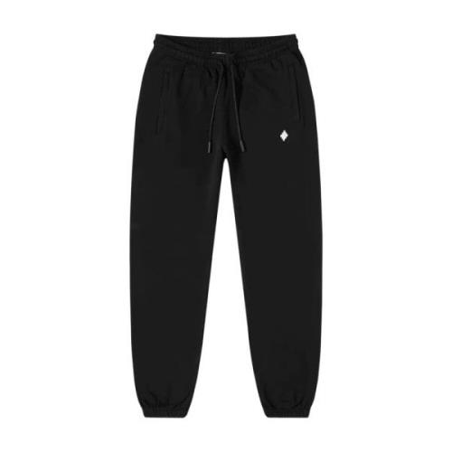 Cross Relax Sweatpants Zwart Wit Marcelo Burlon , Black , Heren