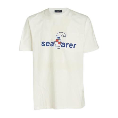 T-shirts Seafarer , White , Heren