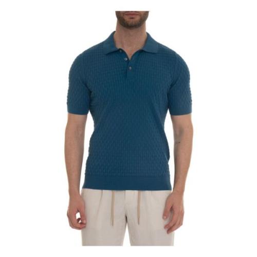 Jersey polo shirt Gran Sasso , Blue , Heren