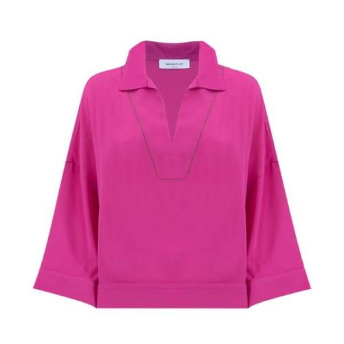 Blouses Fabiana Filippi , Pink , Dames