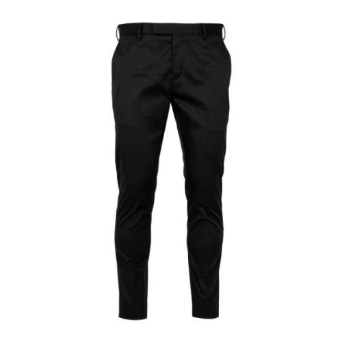 Slim-fit Trousers PT Torino , Black , Heren