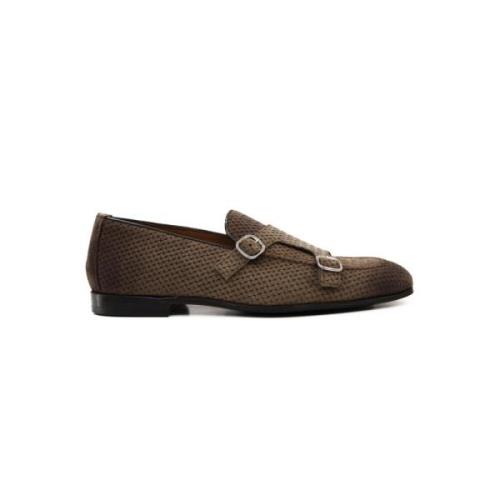 Suède Moccasin voor Moderne Mannen Doucal's , Brown , Heren