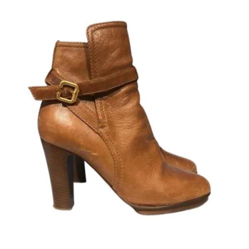 Pre-owned Laarzen Chloé Pre-owned , Brown , Dames