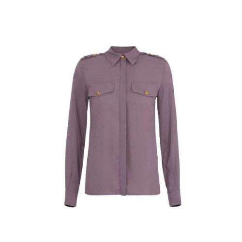 Shirts Elisabetta Franchi , Purple , Dames