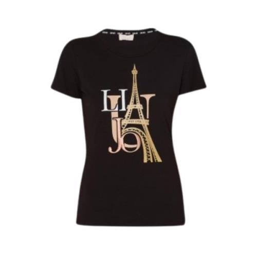 T-Shirt T-Shirt Liu Jo , Black , Dames