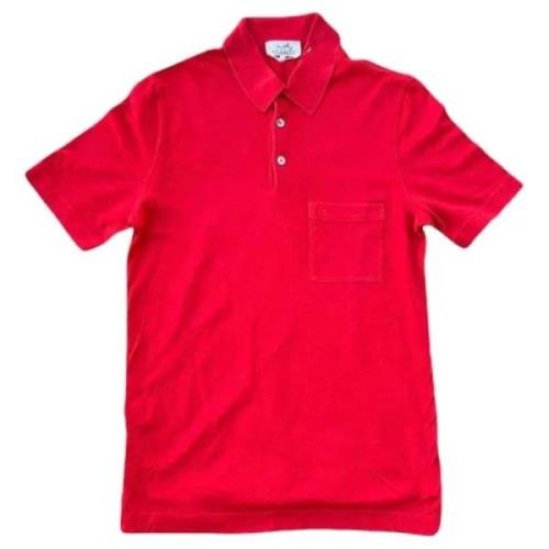 Pre-owned Cotton tops Hermès Vintage , Red , Heren