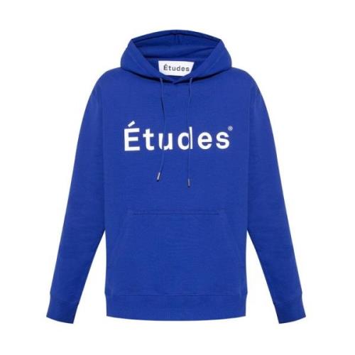 Sweatshirts Hoodies Études , Blue , Heren