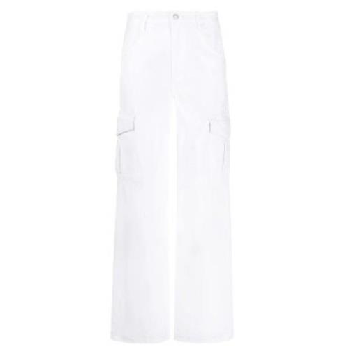 Straight Trousers Agolde , White , Dames
