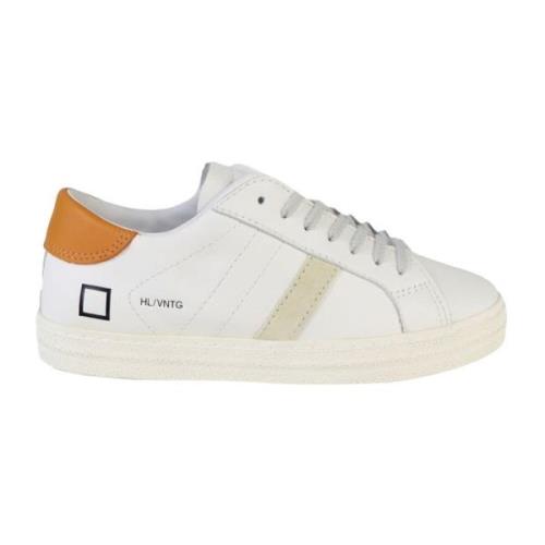 Wit/Oranje Sneakers D.a.t.e. , White , Dames