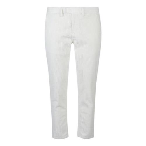 Witte Pablo Broek Dondup , White , Heren