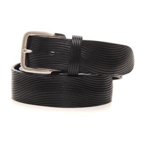 Leren Riem The Jack Leathers , Black , Heren