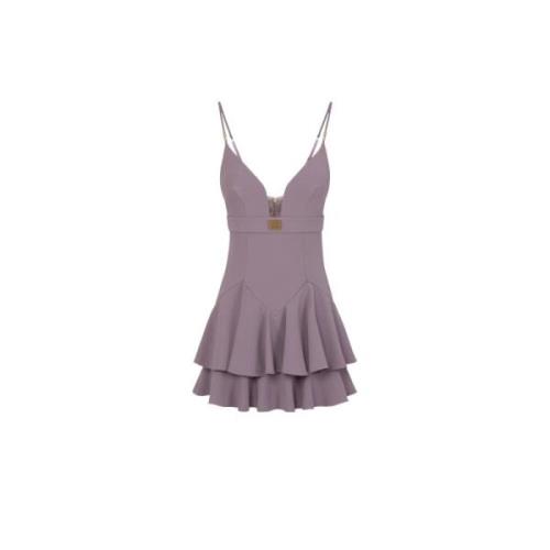 Short Dresses Elisabetta Franchi , Purple , Dames