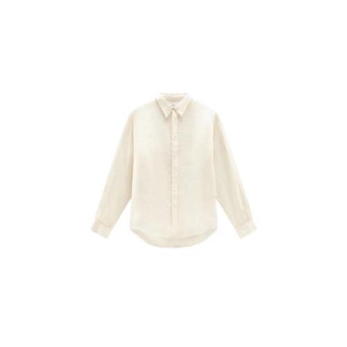 Casual overhemd Woolrich , White , Heren