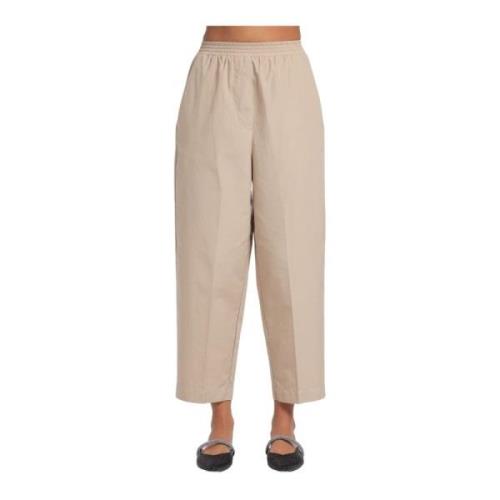 Straight Trousers Mauro Grifoni , Beige , Dames