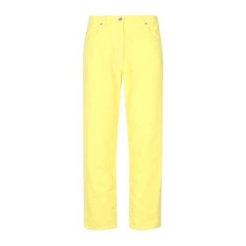 Msgm Trousers Yellow Msgm , Yellow , Dames