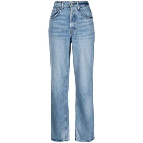 Straight Jeans Cotton Citizen , Blue , Dames