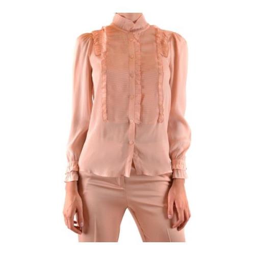 191Tp2134 Overhemd Twinset , Pink , Dames