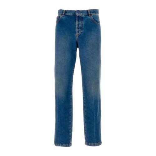 Stijlvolle Jeans voor Mannen en Vrouwen Marcelo Burlon , Blue , Heren