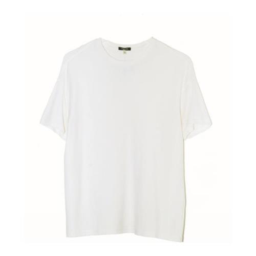 Naadloze Boxy T-shirt R13 , White , Dames