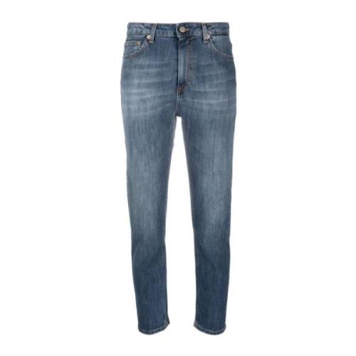 Mid Rise Skinny Jeans Dondup , Blue , Dames