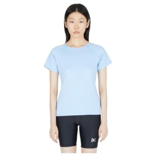 Stretch T-shirt - Lichtgewicht en Stijlvol (Di)vision , Blue , Dames