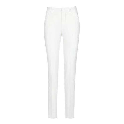 Witte Slim-fit Jeans Tagliatore , White , Dames