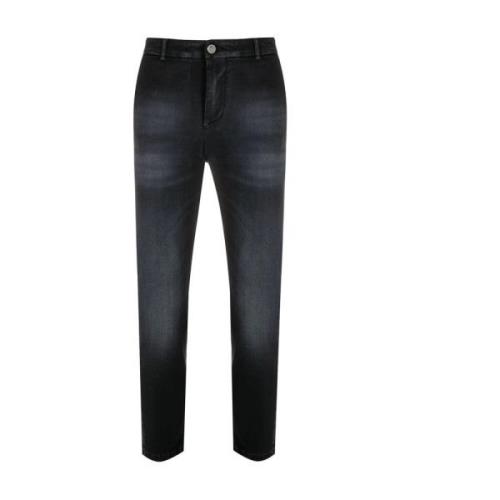 Slim-fit Jeans PT Torino , Black , Heren