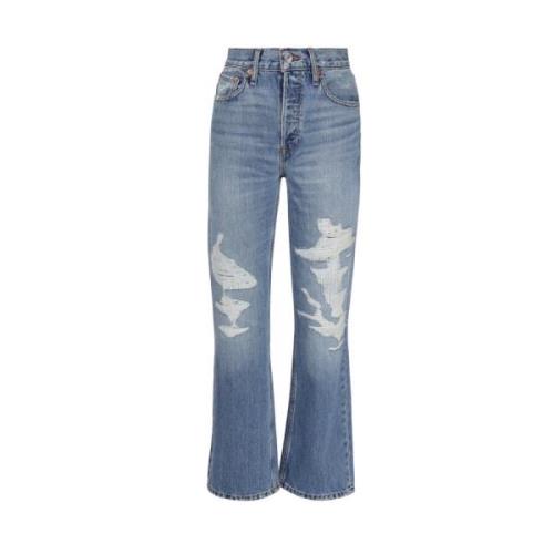 Straight Jeans Re/Done , Blue , Dames