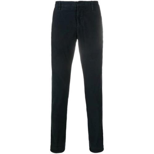 Slim Fit Gaubert Chinos Dondup , Black , Heren