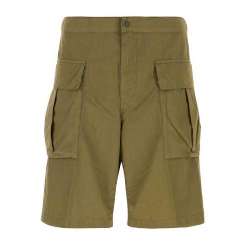 Comfortabele Bermuda Shorts voor Mannen Aspesi , Green , Heren