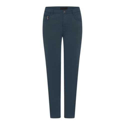 Straight Trousers C.Ro , Blue , Dames