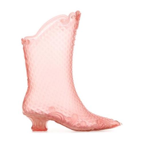 Roze PVC enkellaarzen Y/Project , Pink , Dames